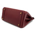HERMES HAUT A COURROIES 32 ROUGE H COUCHEVEL HAND BAG 2000 SQUARE D GOLD HARDWARE 90324285