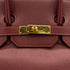 HERMES HAUT A COURROIES 32 ROUGE H COUCHEVEL HAND BAG 2000 SQUARE D GOLD HARDWARE 90324285