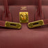 HERMES HAUT A COURROIES 32 ROUGE H COUCHEVEL HAND BAG 2000 SQUARE D GOLD HARDWARE 90324285