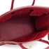 HERMES HAUT A COURROIES 32 ROUGE VIF FJORD HAND BAG 1993 CIRCLE W GOLD HARDWARE 90326656