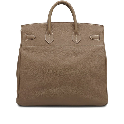HERMES HAUT A COURROIES 40 ETOUPE TOGO HAND BAG 2015 T STAMP PALLADIUM HARDWARE 90326669