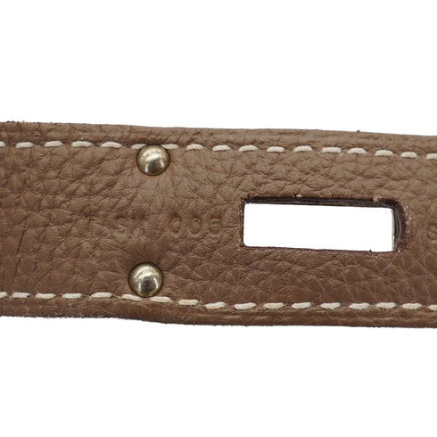 HERMES HAUT A COURROIES 40 ETOUPE TOGO HAND BAG 2015 T STAMP PALLADIUM HARDWARE 90326669