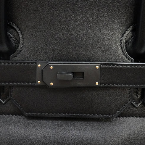 HERMES HAUT A COURROIES 40 SO BLACK EVERGRAIN HAND BAG 2026 G STAMP BLACK HARDWARE 90344574