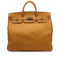 HERMES HAUT A COURROIES 45 NATURAL FJORD HAND BAG 1992 CIRCLE V GOLD HARDWARE 90346983