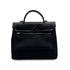HERMES HER BAG ZIP PM 31 BLACK VACHE HUNTER TOILE MILITAIRE TOTE SHOULDER BAG 2022 U STAMP 90319137