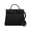 HERMES HER BAG ZIP PM 31 BLACK VACHE HUNTER TOILE MILITAIRE TOTE SHOULDER BAG 2023 B STAMP 90326732