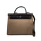 HERMES HER BAG ZIP PM 31 EBENE ETOUPE TOILE OFFICIER VACHE HUNTER TOTE SHOULDER BAG 2014 SQUARE R 90320167