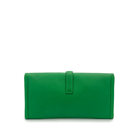 HERMES JIGE ELAN 29 BAMBOU VEAU EPSOM CLUTCH BAG 2016 X STAMP 90327399