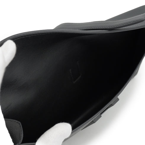 HERMES JIGE ELAN 29 BLACK VEAU EPSOM CLUTCH BAG 2006 SQUARE J 90328462