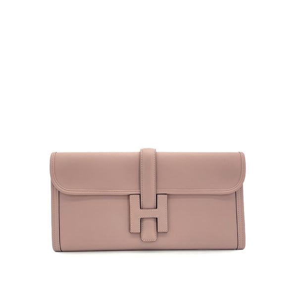 HERMES JIGE ELAN 29 GLYCINE VEAU SWIFT CLUTCH BAG 2015 T STAMP 90318610