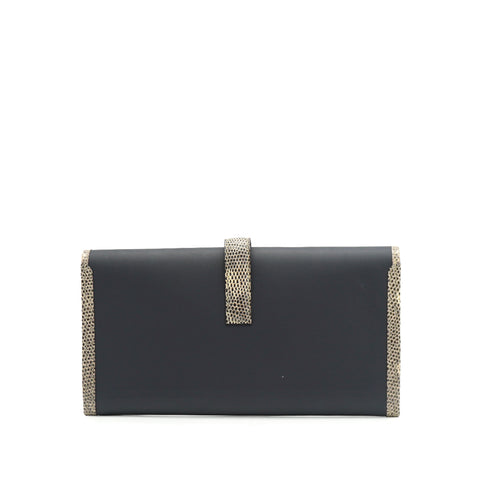 HERMES JIGE ELAN 29 GRAY OMBRE LIZARD VEAU SWIFT CLUTCH BAG 2019 D STAMP 90342405
