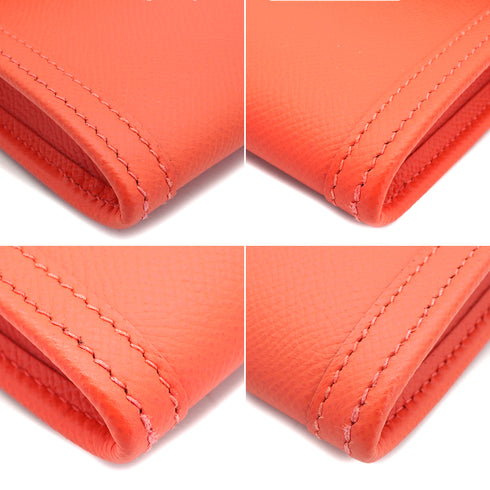 HERMES JIGE ELAN 29 ROSE JAIPUR EPSOM CLUTCH BAG 2017 A STAMP 90337653
