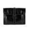 HERMES JIGE GM BLACK BOXCALF CLUTCH BAG 1984 CIRCLE N 90326731