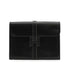 HERMES JIGE GM BLACK BOX CALF CLUTCH BAG 90351075