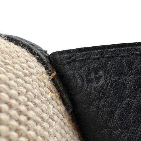 HERMES JIGE GM BLACK FJORD CLUTCH BAG 1991 CIRCLE U 90315008