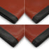 HERMES JIGE GM BRIQUE CHOCOLAT BOX CALF CLUTCH BAG 1993 CIRCLE W 90340354