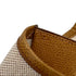 HERMES JIGE GM CLUTCH BAG GOLD COUCHEVEL TOILE H 1978 CIRCLE H 90313292