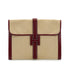 HERMES JIGE GM CLUTCH BAG ROUGE H BOX CALF TOILE H 1979 CIRCLE I 90334295