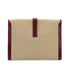 HERMES JIGE GM CLUTCH BAG ROUGE H BOX CALF TOILE H 1979 CIRCLE I 90334295