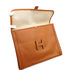 HERMES JIGE GM GOLD COUCHEVEL CLUTCH BAG 1990 CIRCLE T 90340488