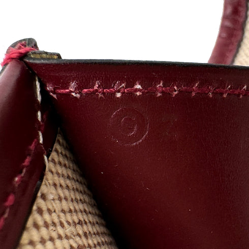 HERMES JIGE GM ROUGE H BOXCALF CLUTCH BAG 1977 CIRCLE G 90323518