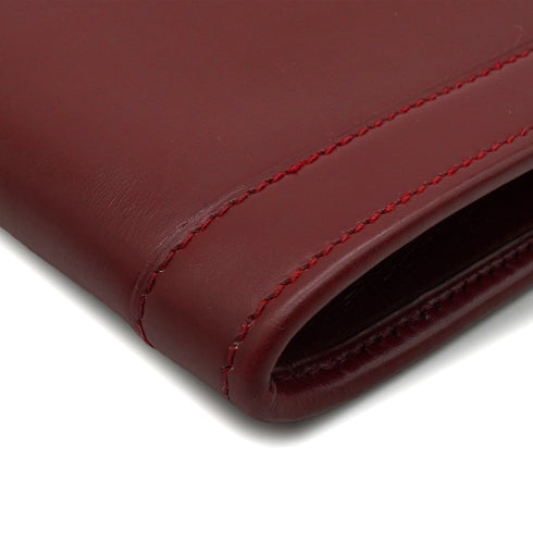 HERMES JIGE GM ROUGE H BOXCALF CLUTCH BAG 1983 CIRCLE M 90335884