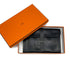HERMES JIGE PM BLACK BOXCALF CLUTCH BAG 1979 CIRCLE I 90314756
