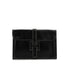 HERMES JIGE PM BLACK BOXCALF CLUTCH BAG 1984 CIRCLE N 90330995