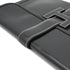 HERMES JIGE PM BLACK BOXCALF CLUTCH BAG 1984 CIRCLE N 90330995