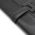 HERMES JIGE PM BLACK BOXCALF CLUTCH BAG 1990 CIRCLE T 90351062