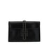 HERMES JIGE PM BLACK BOXCALF CLUTCH BAG 2008 SQUARE L 90350400