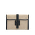 HERMES JIGE PM CLUTCH BAG BLUE INDGO BOX CALF TOILE H 1989 CIRCLE S 90336788