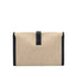 HERMES JIGE PM CLUTCH BAG BLUE INDGO BOX CALF TOILE H 1989 CIRCLE S 90336788