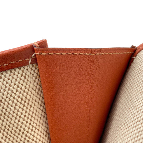 HERMES JIGE PM CLUTCH BAG BRIQUE BOXCALF 2008 SQUARE L 90314408