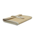 HERMES JIGE PM CLUTCH BAG WHITE CRINOLINE COURCHEVEL 1988 CIRCLE R 90327398