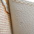 HERMES JIGE PM CLUTCH BAG WHITE CRINOLINE COURCHEVEL 1988 CIRCLE R 90327398
