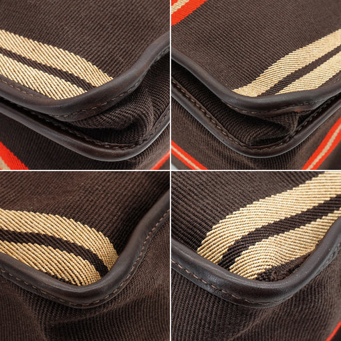 HERMES JUMPING CABAS EBENE TOILE CASAQUE EVERCALF TOTE BAG 2007 SQUARE K PALLADIUM HARDWARE 90346871