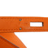 HERMES JYPSIERE 28 ORANGE TAURILLON CLEMENCE SHOULDER BAG 2012 SQUARE P SILVER HARDWARE 90348513