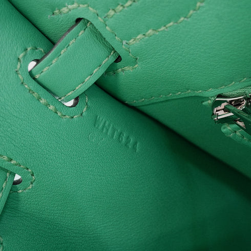 HERMES KELLY25 SELLIER VERT COMICS TOILE H VEAU SWIFT SHOULDER BAG 2024 W STAMP PALLADIUM HARDWARE 90335582