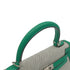 HERMES KELLY25 SELLIER VERT VERTIGO TOILE H VEAU SWIFT SHOULDER BAG 2024 W STAMP PALLADIUM HARDWARE 90351064