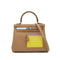 HERMES KELLY 25 COLORMATIC RETOURNE CHAI LIME BLUE BRUME CASSIS MAUVE SYLVESTRE NATA VEAU SWIFT HAND SHOULDER BAG 2023 B STAMP PALLADIUM HARDWARE 90319686