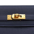 HERMES KELLY 25 RETOURNE BLUE SAPHIR TOGO HAND SHOULDER BAG 2024 W STAMP GOLD HARDWARE 90344354