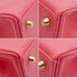 HERMES KELLY 25 RETOURNE ROSE LIPSTICK VEAU SWIFT HAND SHOULDER BAG 2018 C STAMP GOLD HARDWARE 90342431