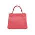 HERMES KELLY 25 RETOURNE ROSE LIPSTICK VEAU SWIFT HAND SHOULDER BAG 2018 C STAMP GOLD HARDWARE 90342431
