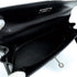 HERMES KELLY 25 SELLIER BLACK BOXCALF HAND SHOULDER BAG 2004 SQUARE H RUTHENIUM HARDWARE 90313863