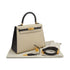 HERMES KELLY 25 SELLIER CRAIE BLACK VEAU EPSOM HAND SHOULDER BAG 2022 U STAMP SPO MATT GOLD HARDWARE 90351051