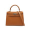 HERMES KELLY 25 SELLIER GOLD VEAU EPSON HAND SHOULDER BAG 2026 G STAMP PALLADIUM HARDWARE 90350379