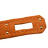 HERMES KELLY 25 SELLIER ORANGE DOBLIS HAND SHOULDER BAG K18 GOLD HARDWARE 90341905