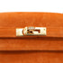 HERMES KELLY 25 SELLIER ORANGE DOBLIS HAND SHOULDER BAG K18 GOLD HARDWARE 90341905