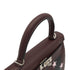HERMES KELLY 25 SELLIER CASAQUE ETOILEE ROUGE SELLIER BLACK ROSE DARLING VEAU EPSOM VEAU TADELAKT CHEVRE MYSORE HAND SHOULDER BAG 2024 W STAMP PALLADIUM HARDWARE 90332376